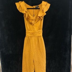 Gold yellow jumpsuit